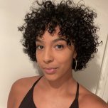 curly bangs for short hair