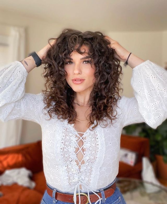 Curly Hair for shoulder length hair