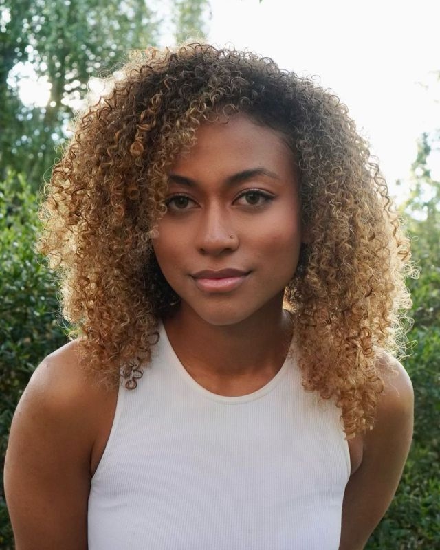 Curly Hairstyle for black women