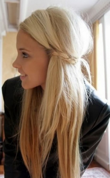 Cute Braided Long Hairstyle for Girls
