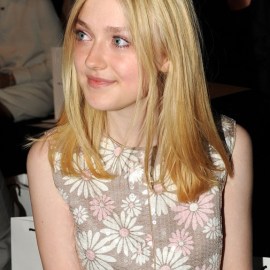 Dakota Fanning Long Blonde Bob Hairstyle