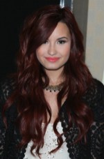 Demi Lovato Long Wavy Red Hairstyle Demi Lovato Long Wavy Red Hairstyle