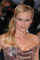 Celebrity Diane Kruger Half Up Half Down Hairstyle Celebrity Diane Kruger Half Up Half Down Hairstyle