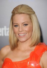 Elizabeth Banks Half Up Half Down Sleek Bob Hairstyle Elizabeth Banks Half Up Half Down Sleek Bob Hairstyle
