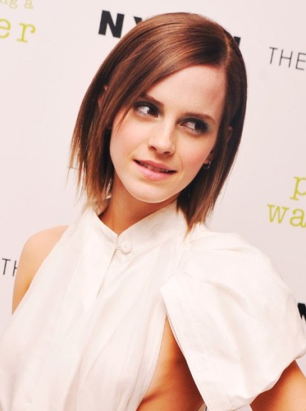 Emma Watson Short Straight Bob Hairstyle Emma Watson Short Straight Bob Hairstyle
