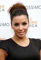 Eva Longoria Textured Bun Wedding Updo Hairstyle Eva Longoria Textured Bun Wedding Updo Hairstyle 2013