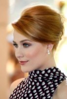 Evan Rachel Wood Sleek Classic French Twist Evan Rachel Wood Sleek Classic French Twist