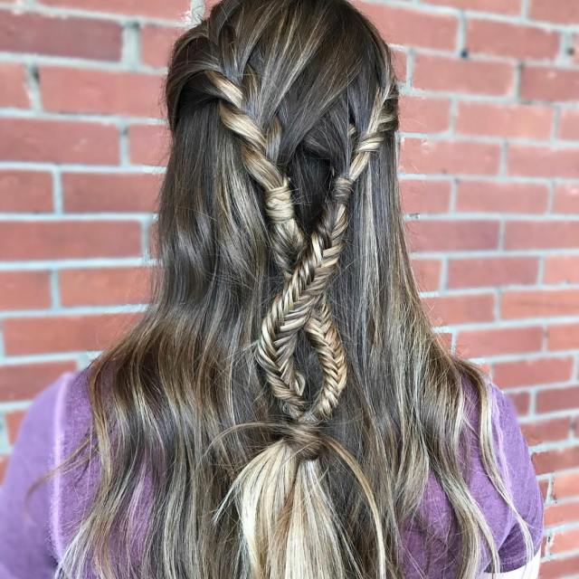 Fishtail braid designs