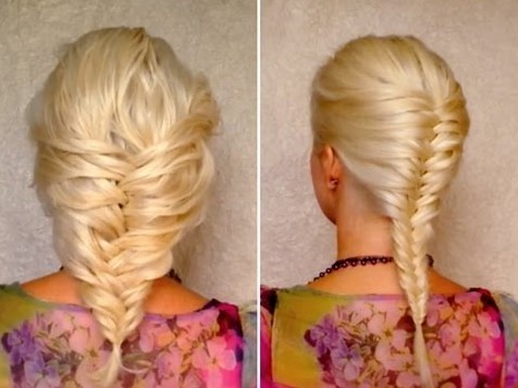 2012 -2013 Popular Braided Hairstyles for Women: French Fishtail Braid 2012 -2013 Popular Braided Hairstyles for Women: French Fishtail Braid