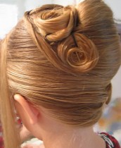 French Twist for Wedding: Rose Twist French Twist for Wedding:Rose Twist