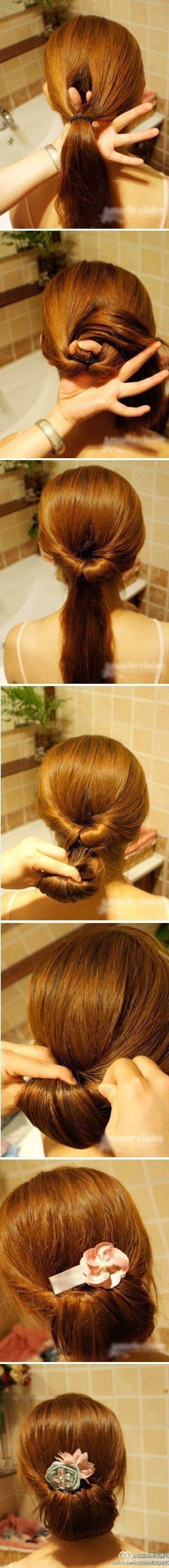 Hair Tutorial - How to do a Cute Chigon Updo