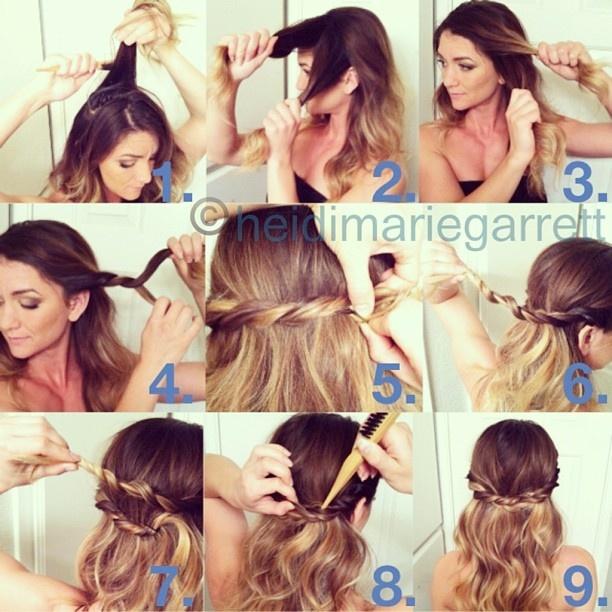 Hairstyle Tutorial for Long Hair : Beach Babe Look