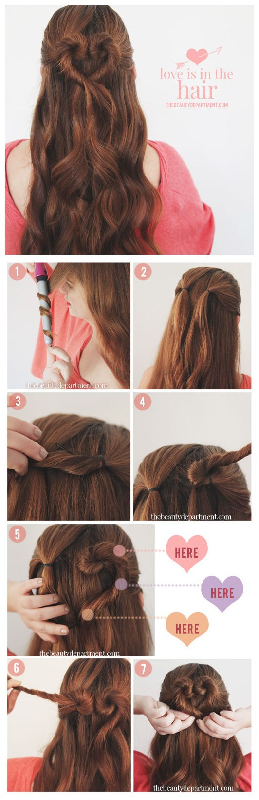 Updo tutorial: Heart Bun Updo