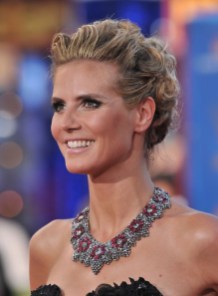 Heidi Klum French Twist Updo Hairstyle Heidi Klum French Twist Updo Hairstyle 2013 - 2014