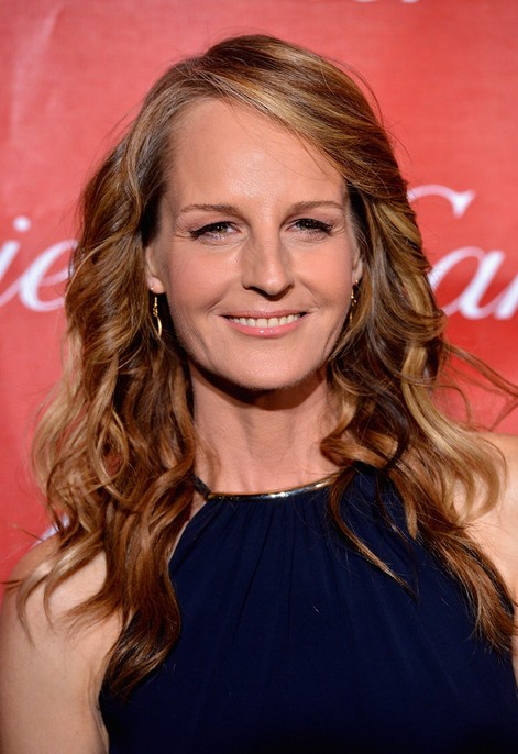 Helen Hunt Long Brunette Wavy Hairstyle for Women Over 50