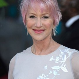 Short haircut for women over 60 - Helen Mirren short haircut
