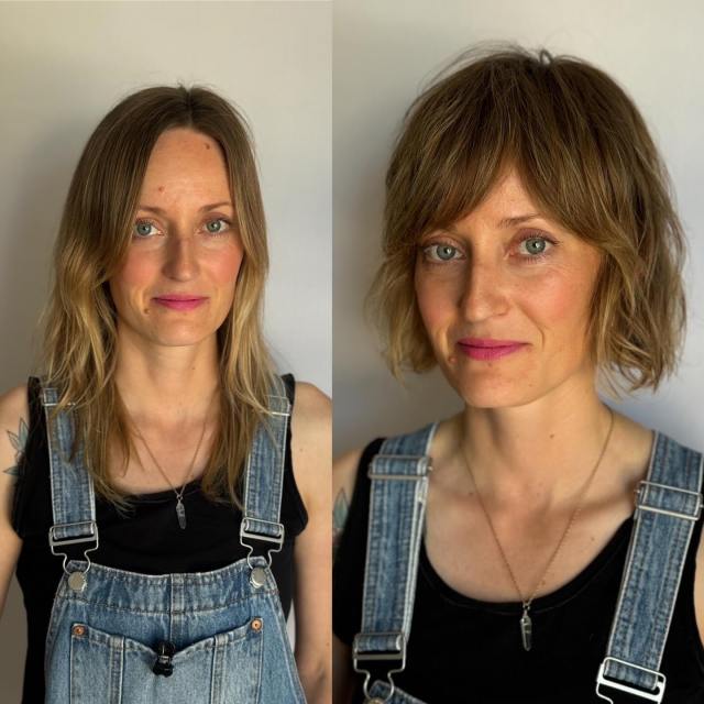 Italian Bob Hair Style for women over 50