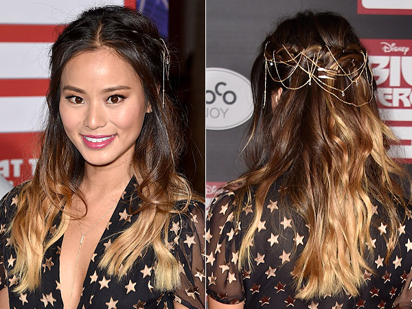 Jamie Chung Long Ombre Hair
