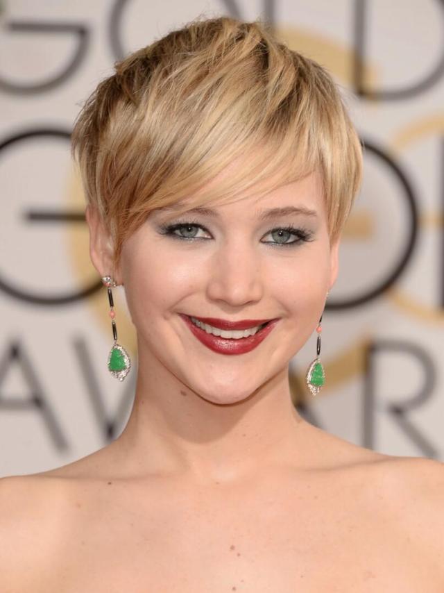 Jennifer Lawrence pixie cut
