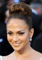 Jennifer Lopez Formal Bun Hairstyle for Long Hair Jennifer Lopez Formal Bun Hairstyle for Long Hair