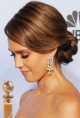 Romantic Loose Updo For Wedding from Jessica Alba  Romantic Loose Updo For Wedding from Jessica Alba