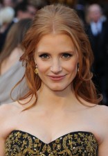 Jessica Chastain Half Up Half Down Red Formal Hairstyles Jessica Chastain Half Up Half Down Red Formal Hairstyles