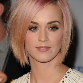 Katy Perry Short Sleek Bob Hairstyle
