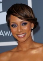 Keri Hilson Stylish French Twist Updo Hairstyle Keri Hilson Stylish French Twist Updo Hairstyle for Black Women
