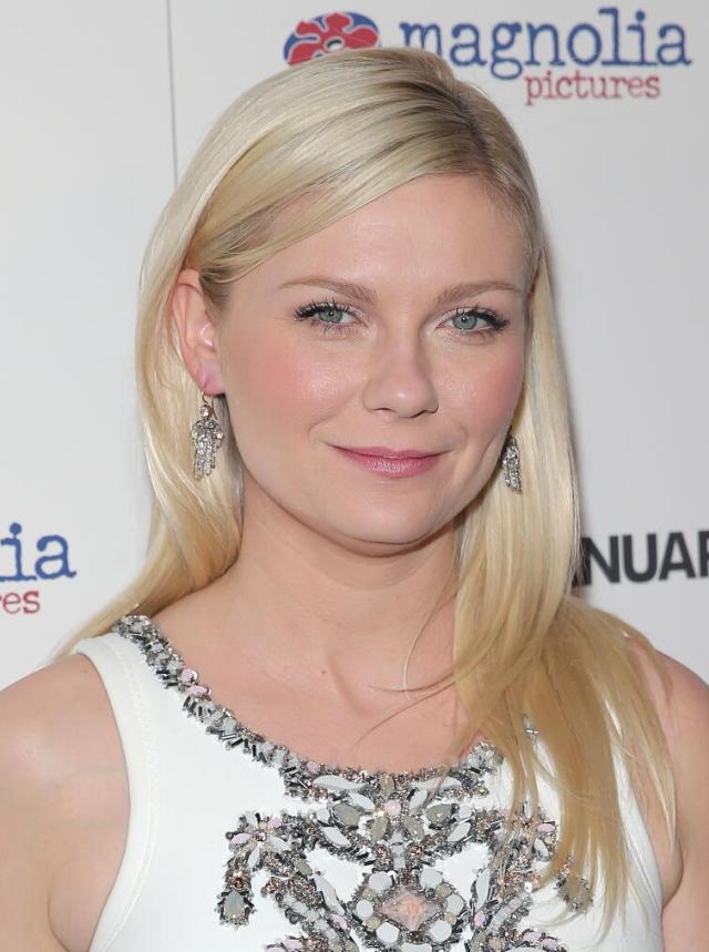 kirsten dunst Best Highlights for round face Shape