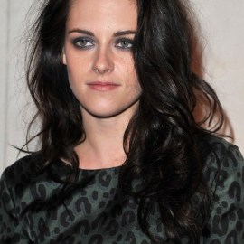 Kristen Stewart Messy Wavy Curly Hairstyle