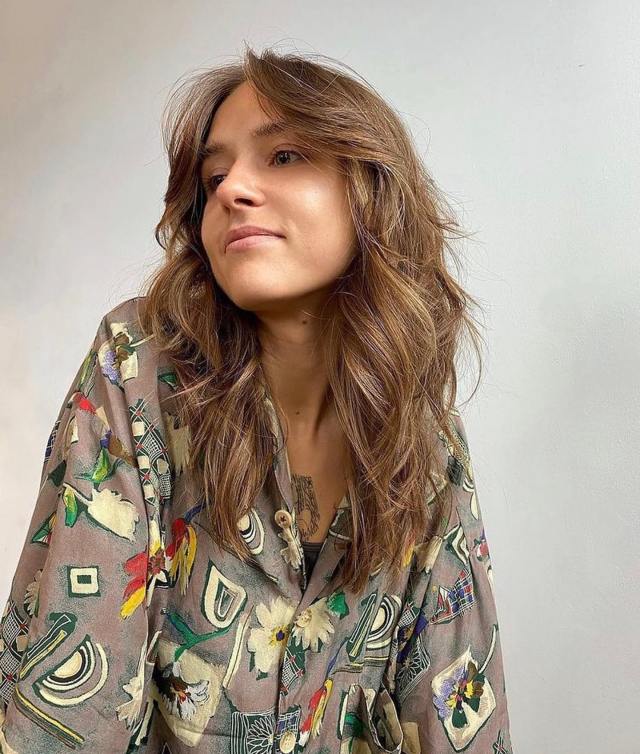 Long Curtain Bangs