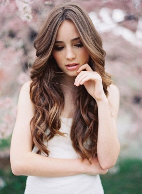 Long Ombre Hair for Wedding