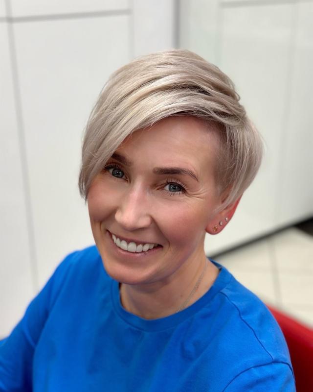 long pixie cut