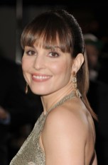 Noomi Rapace Long Sleek Ponytail Hairstyle with Blunt Bangs Noomi Rapace Long Sleek Ponytail Hairstyle with Blunt Bangs
