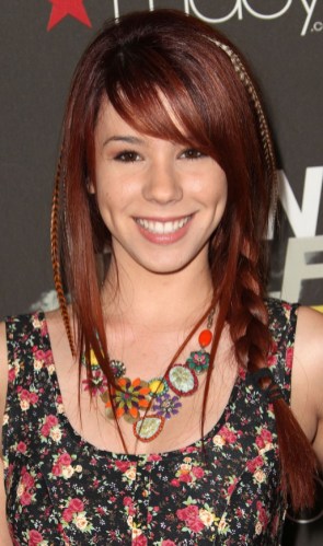Lovely Braided Hair Style with Side Swept Bangs Lovely Braided Hair Style with Side Swept Bangs