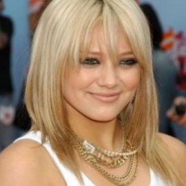 Medium Blonde Hairstyle