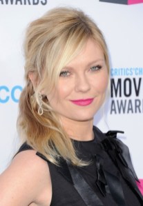 Kirsten Dunst Medium Length Blonde Ponytail Hairstyle Medium Length Ponytail Hairstyle