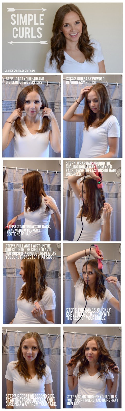 Medium Length Tutorials - Simple Curls
