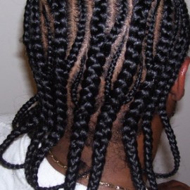Mens Cornrows hairstyle for black men