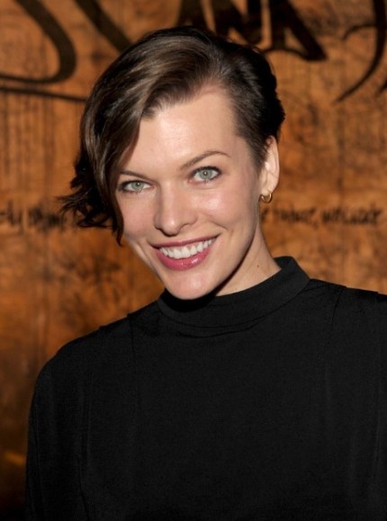 2013 Short Wavy Hairstyles for Women: The Short Wavy Cut Milla Jovovich Short Wavy Hairstyles for Women