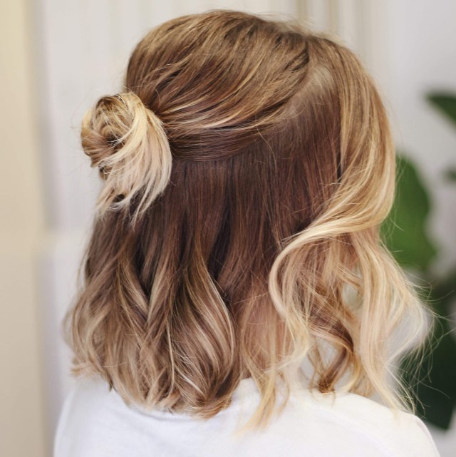 Mini Half Up Top Knot