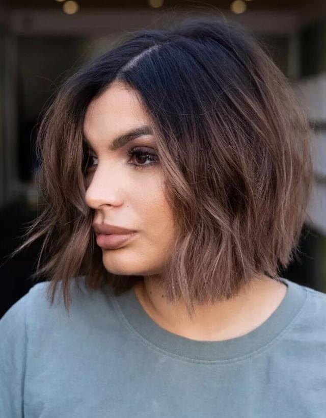 hair color ideas 2027: Mocha Color Melt