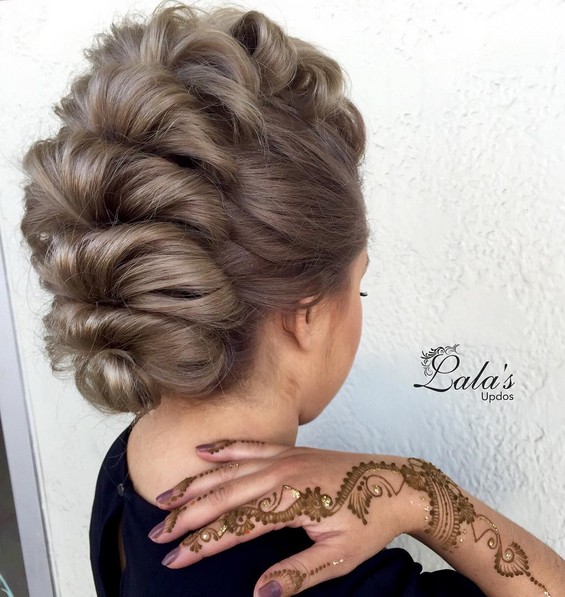 Mohawk Updo Hairstyle - Stylish Everyday Hairstyles with Updos