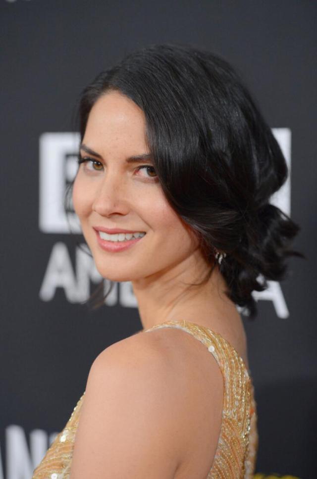 Olivia Munn Messy Ponytail