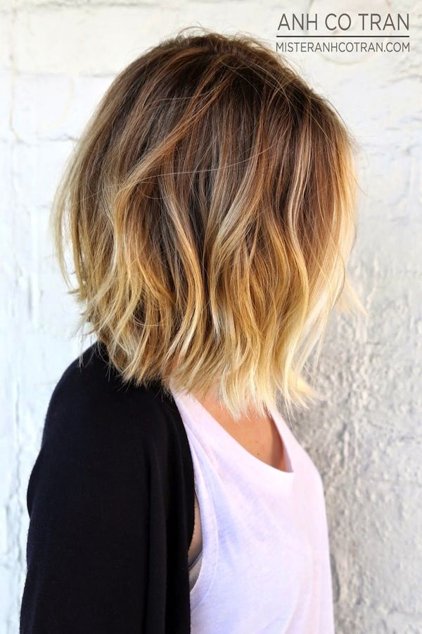 ombre bob hairstyle