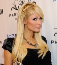 Paris Hilton Cute Braided Hairsyle with Side Bangs Paris Hilton Cute Braided Hairsyle with Side Bangs