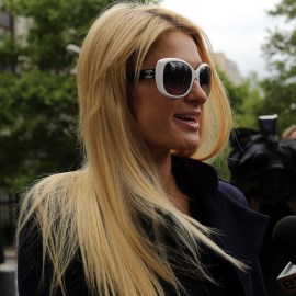 Paris Hilton Long Sleek Hairstyle