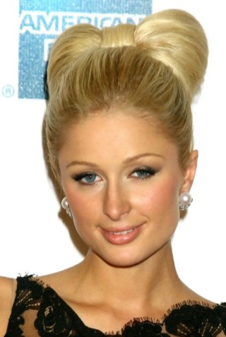 Paris Hilton Stylish Knot Hair Style Paris Hilton Stylish Knot Hair Style
