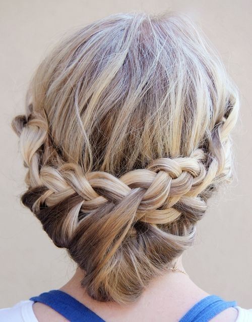 Princess Bun Updos with Loose Braid - Updo Hairstyle Tutorial