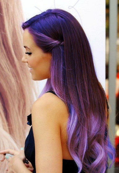 Purple Ombre Hair for women
